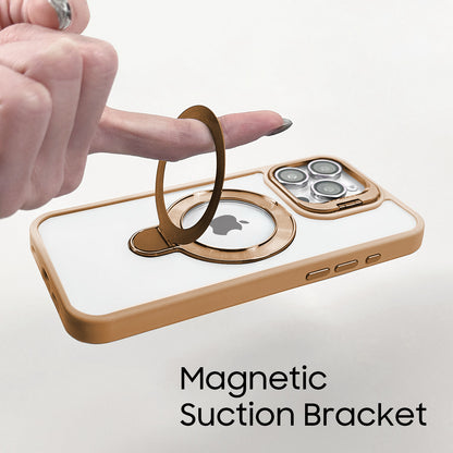 Golden Circle Magnetic With Camera Lens Rings iPhone Case