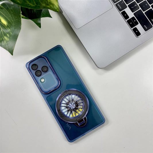 Vivo V30 Pro 5G Luxury Metal Camera Ring Protective Stress Buster Wheel 2.0 Back Cover