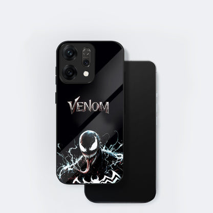 Oppo Reno 14 5G Premium Acrylic Shockproof Glass Back Case (Venom)