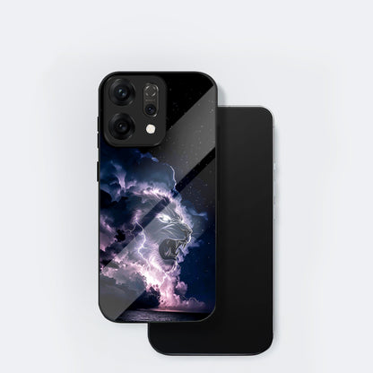 Oppo Reno 14 5G Premium Acrylic Shockproof Glass Back Case (Storm King)