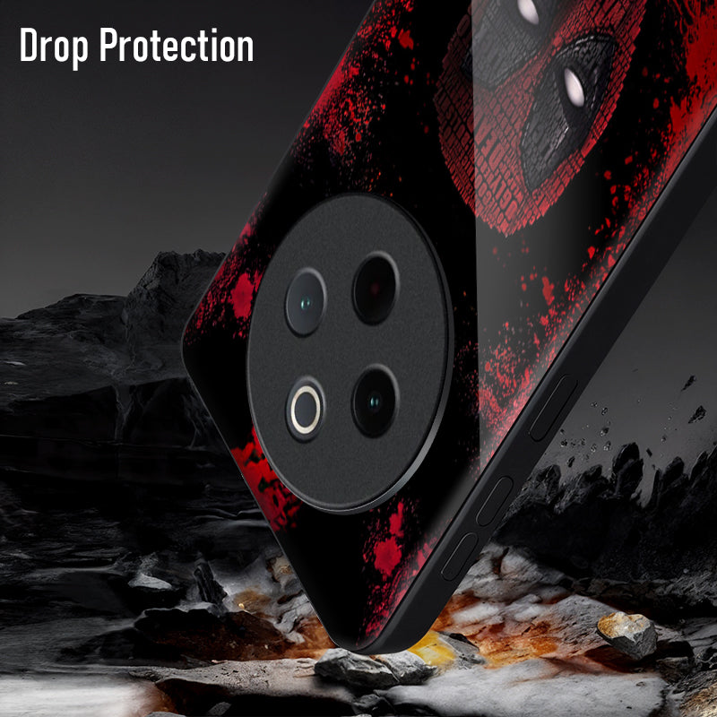 Vivo T4 5G Premium Acrylic Shockproof Glass Back Case (Masked Armor)
