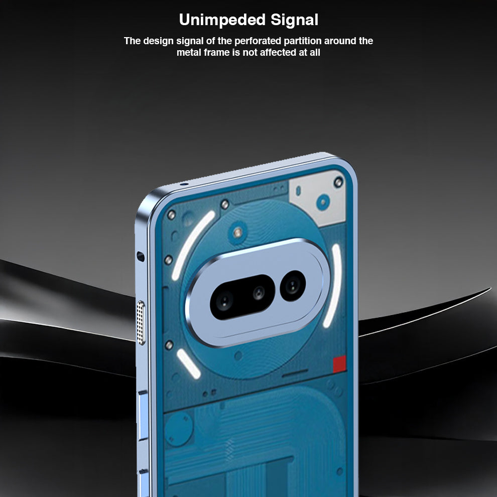 Nothing Phone 3a 5G Aluminium Metal Frame Case With Metal Camera Lens Protection