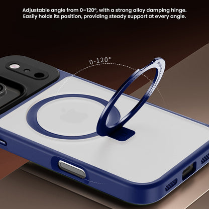 iPhone 17 Pro & 17 Pro Max Magnetic Defender Ring Stand Case