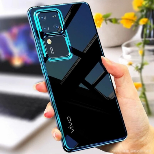 Vivo V30 Pro Electroplating Silicone Luxurious Case