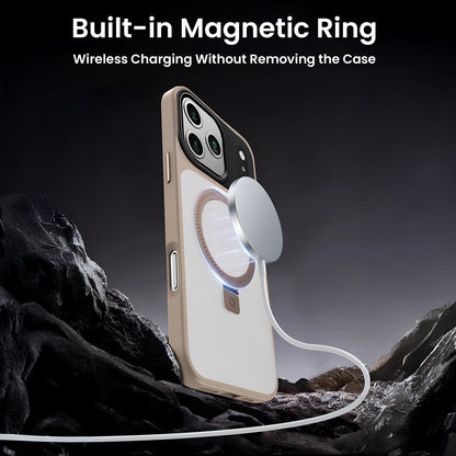 iPhone 17 Pro & 17 Pro Max Magnetic Defender Ring Stand Case