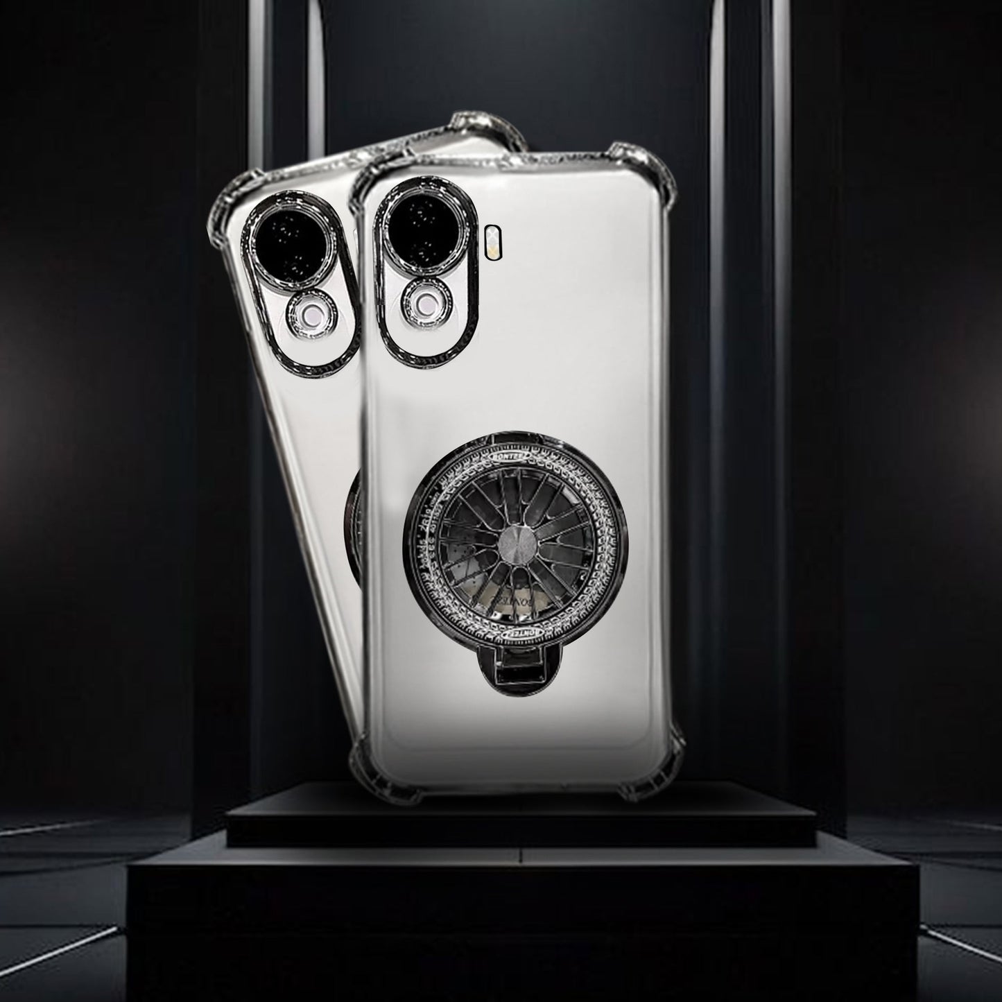 Vivo V40e 5G Premium Stress Buster Wheel Rotating Shockproof Airbags Case