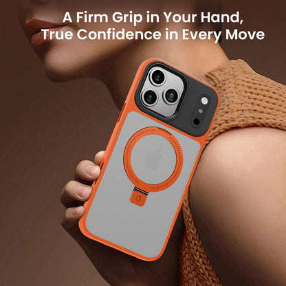 iPhone 17 Pro & 17 Pro Max Magnetic Defender Ring Stand Case