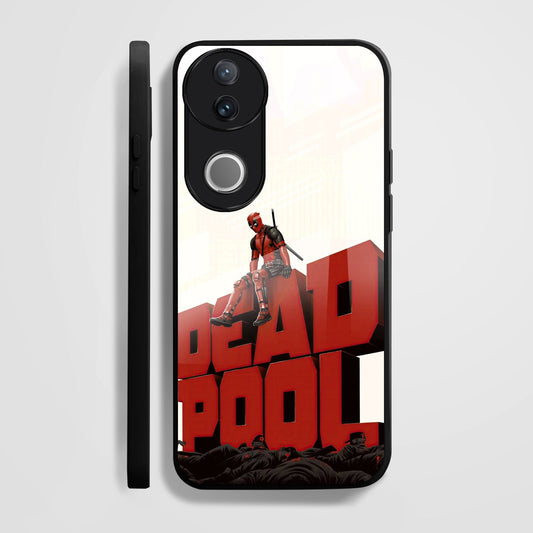 Vivo V50 5G Premium Acrylic Shockproof Glass Back Case (Deadpool Case)