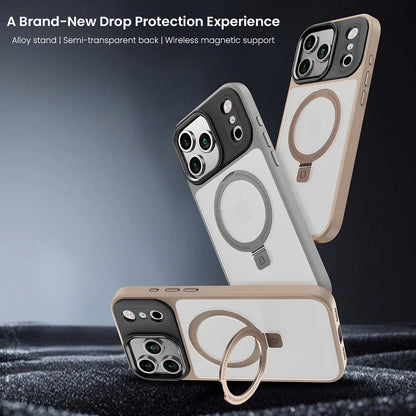 iPhone 17 Pro & 17 Pro Max Magnetic Defender Ring Stand Case