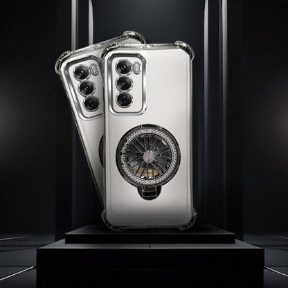 wheel rotating Oppo Reno12 5G transparent case 