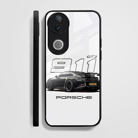 Vivo V50 5G Premium Acrylic Shockproof Glass Back Case (Porsche Case)