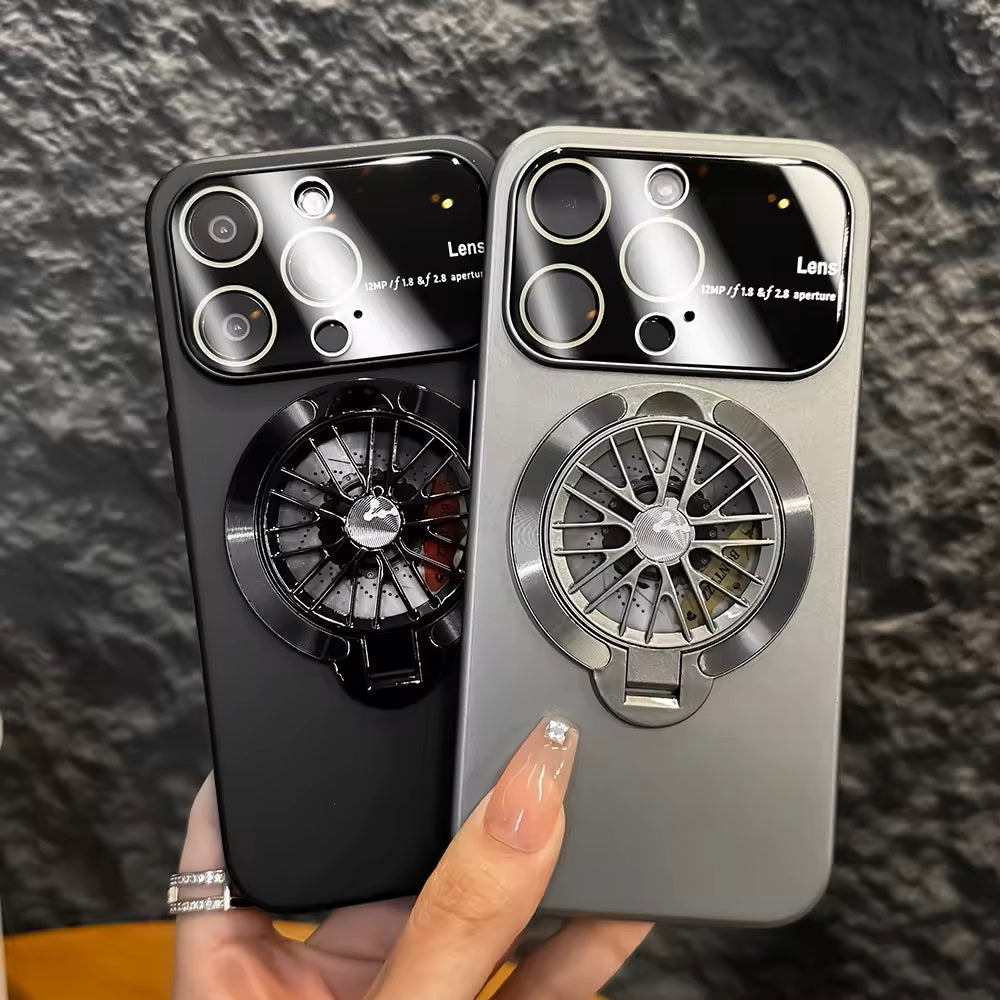 Full Lens Protector Mobile Phone Holder Case For iPhone