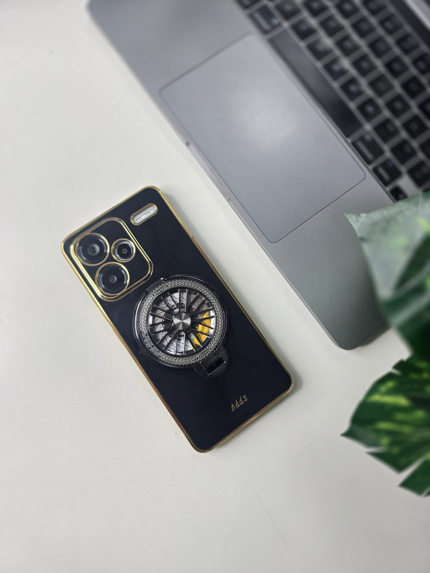 Redmi Note 13 Pro+ 5G Stress Buster Wheel Silicone Scratch Resistant Back Case