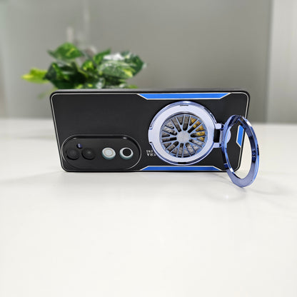 Vivo V40 Pro 5G Stress Buster Wheel Aluminium Metal Scratch Resistant Back Case