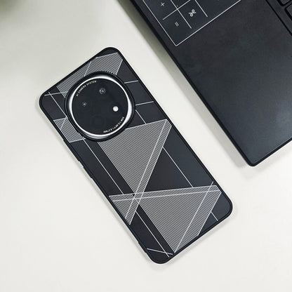 Oppo F29 Pro 5G Triangle Pattern Matte Back Shockproof Case