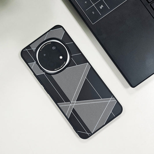 Oppo F29 Pro 5G Triangle Pattern Matte Back Shockproof Case