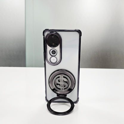 Vivo V40 5G Four Corner Airbags 100% Original Astro Money Magnet Rotating Dollar Case