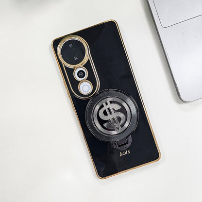 Vivo V40 Pro 5G Luxury Silicone Money Magnet Rotating Dollar Case