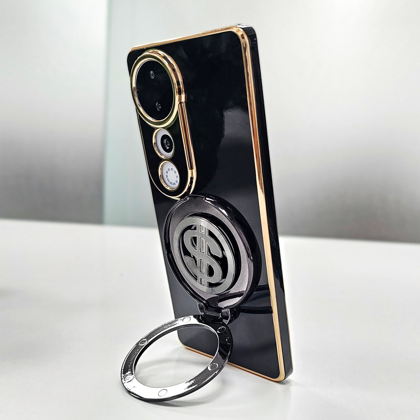 Vivo V40 Pro 5G Luxury Silicone Money Magnet Rotating Dollar Case