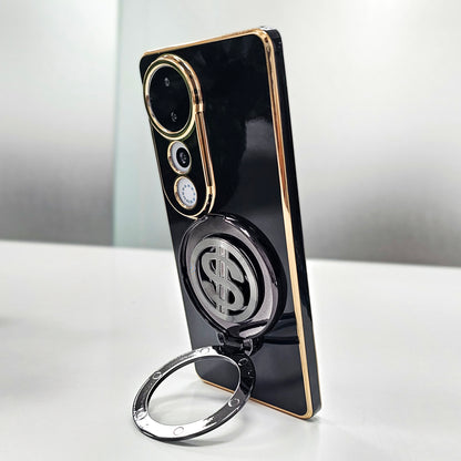 Vivo V40 Pro 5G Luxury Silicone Money Magnet Rotating Dollar Case
