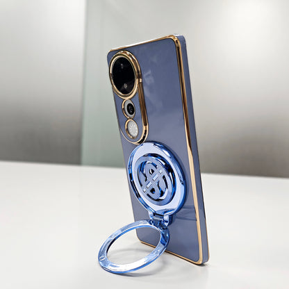 Vivo V40 Pro 5G Luxury Silicone Money Magnet Rotating Dollar Case