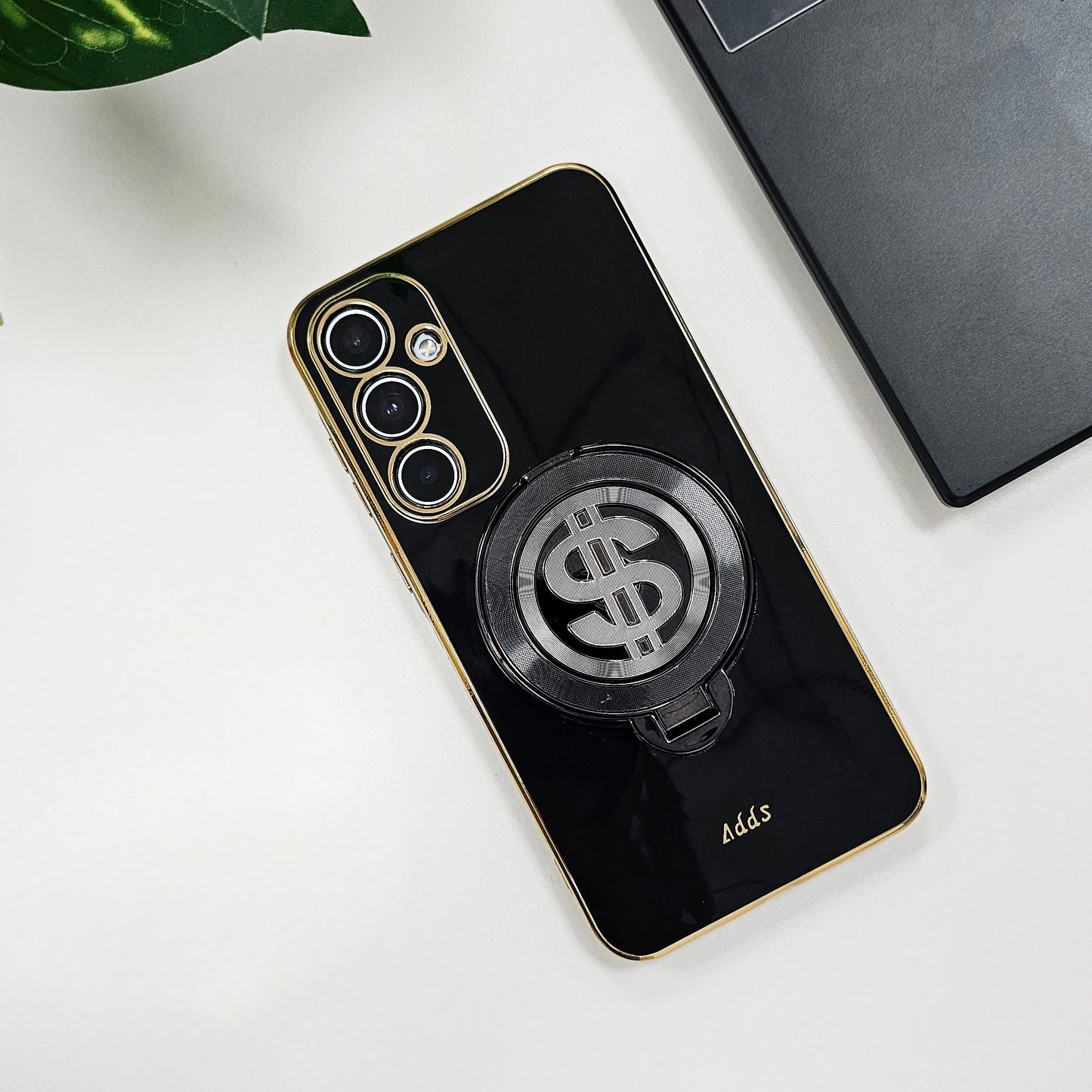 Samsung Galaxy A55 5G Luxury Silicone Money Magnet Rotating Dollar Case