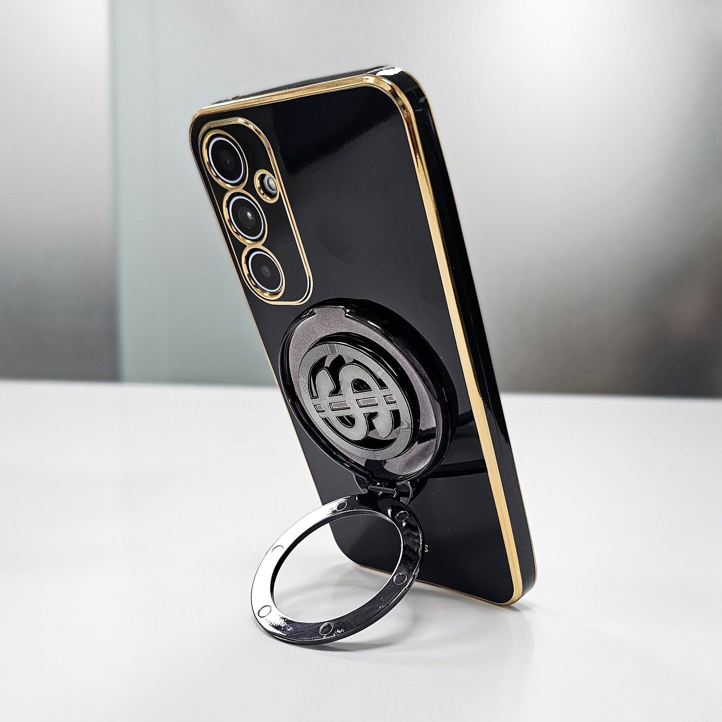 Samsung Galaxy A35 5G Luxury Silicone Money Magnet Rotating Dollar Case