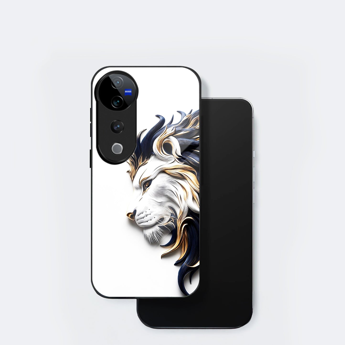 Vivo V40 Pro 5G Premium Acrylic Shockproof Glass Back Case (King’s Flow)
