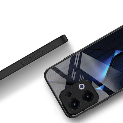 Oppo Reno 13 5G Premium Acrylic Shockproof Glass Back Case (ShadowX)
