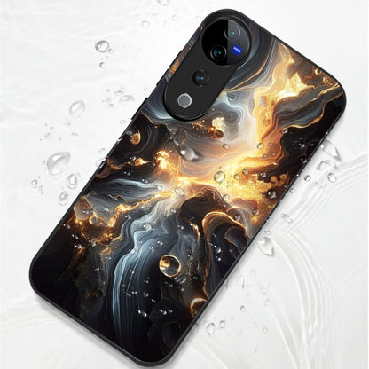 Vivo V40 Pro 5G Premium Acrylic Shockproof Glass Back Case (Mist)