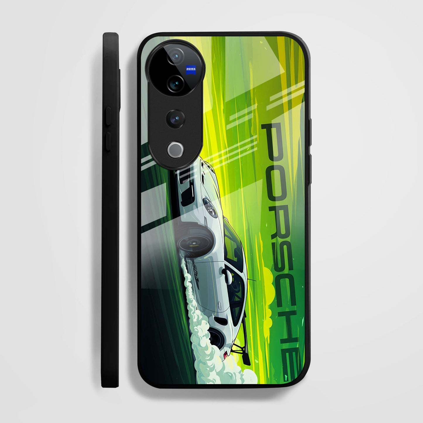 Vivo V40 Pro 5G Premium Acrylic Shockproof Glass Back Case (Speedster Case)