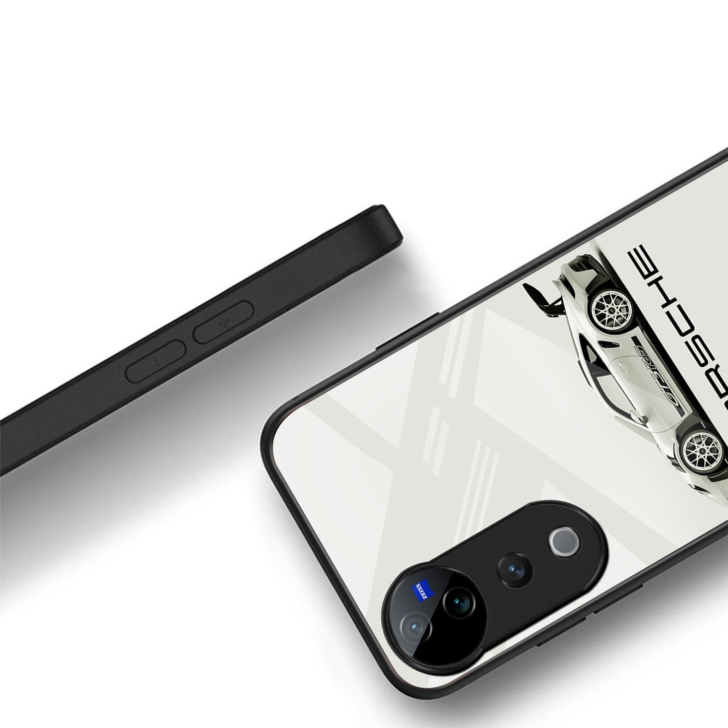Vivo V40 Pro 5G Premium Acrylic Shockproof Glass Back Case (Drive Porsche)