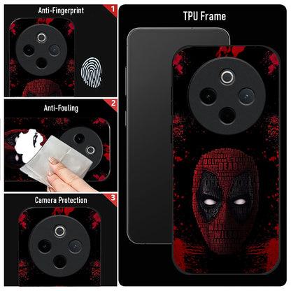 Vivo T4 5G Premium Acrylic Shockproof Glass Back Case (Masked Armor)
