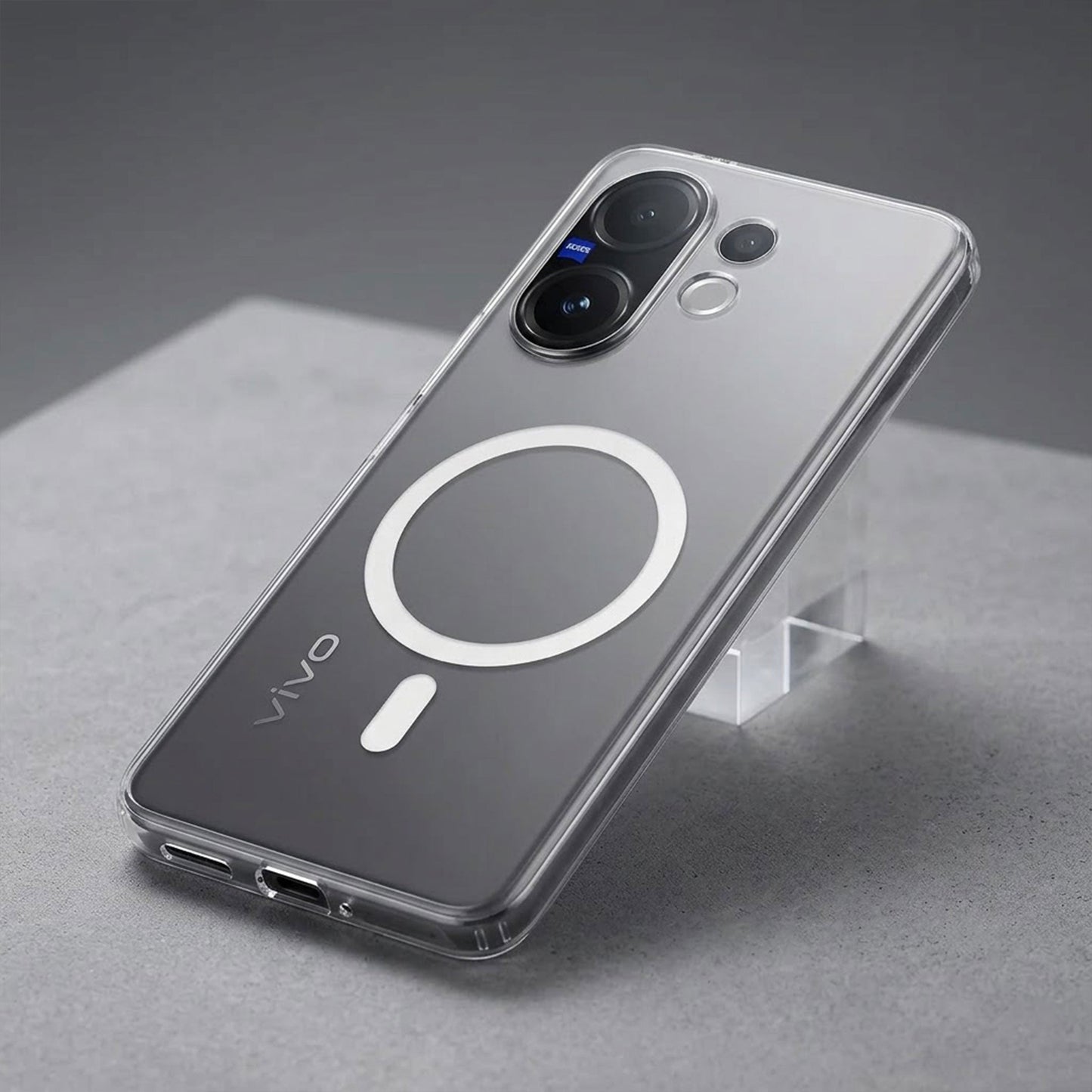 Vivo X200 FE 5G Clear Anti-Yellow MagSafe Protective Case