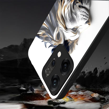 Oppo Reno14 5G Premium Acrylic Shockproof Glass Back Case (King’s Flow)