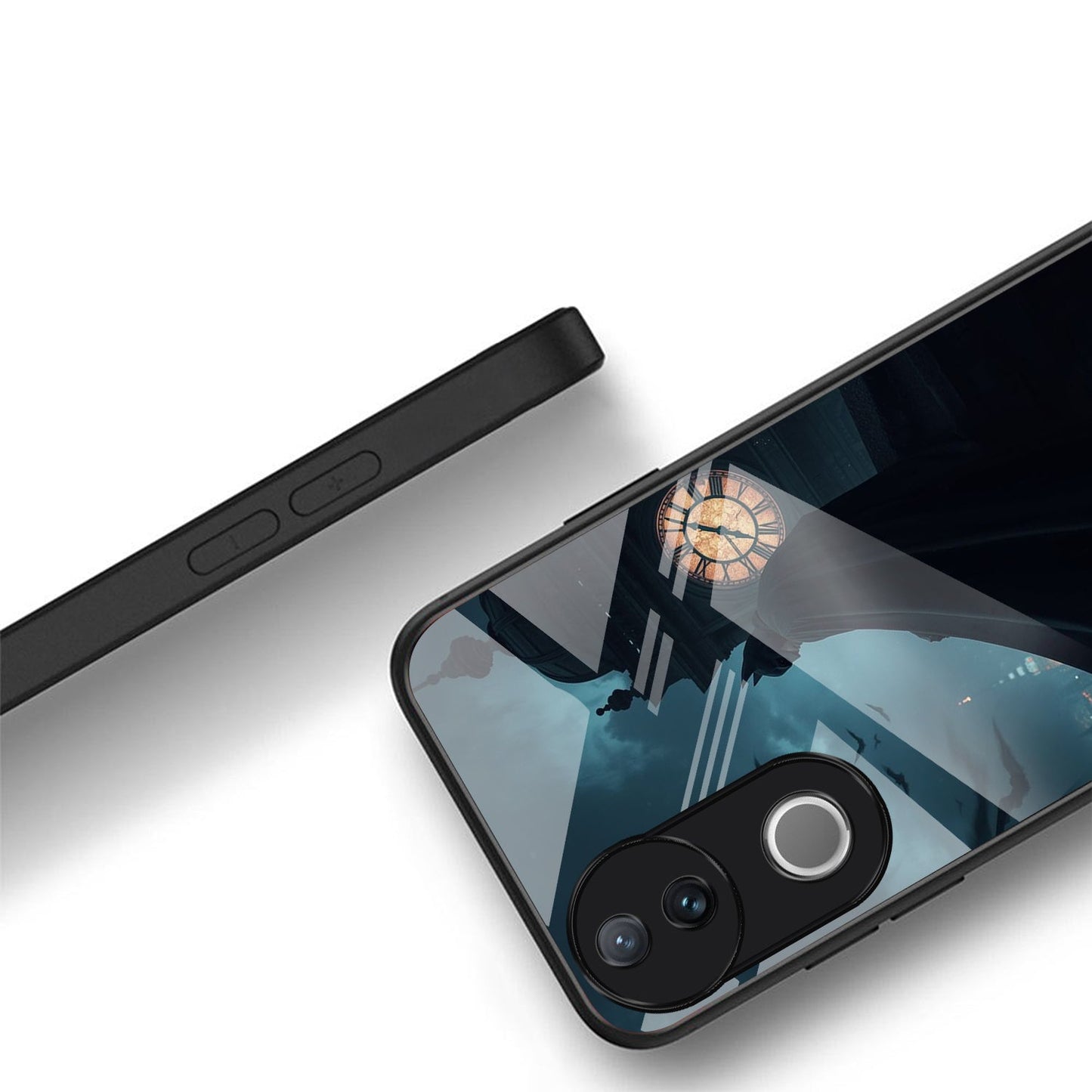 Vivo V50 5G Premium Acrylic Shockproof Glass Back Case (Batman)