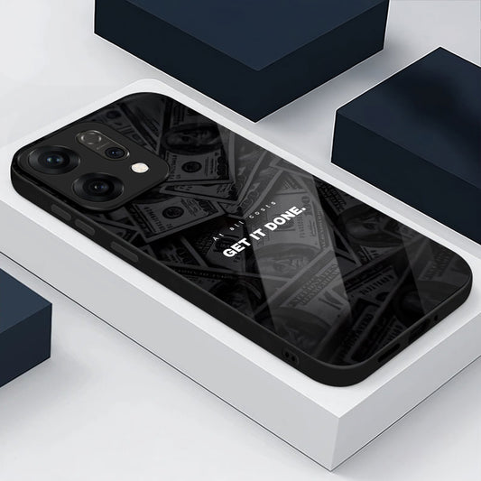 Oppo Reno 14 5G Premium Acrylic Shockproof Glass Back Case (Get It Done)