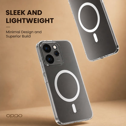 Oppo Reno 15 Pro 5G Clear Anti-Yellow MagSafe Protective Case