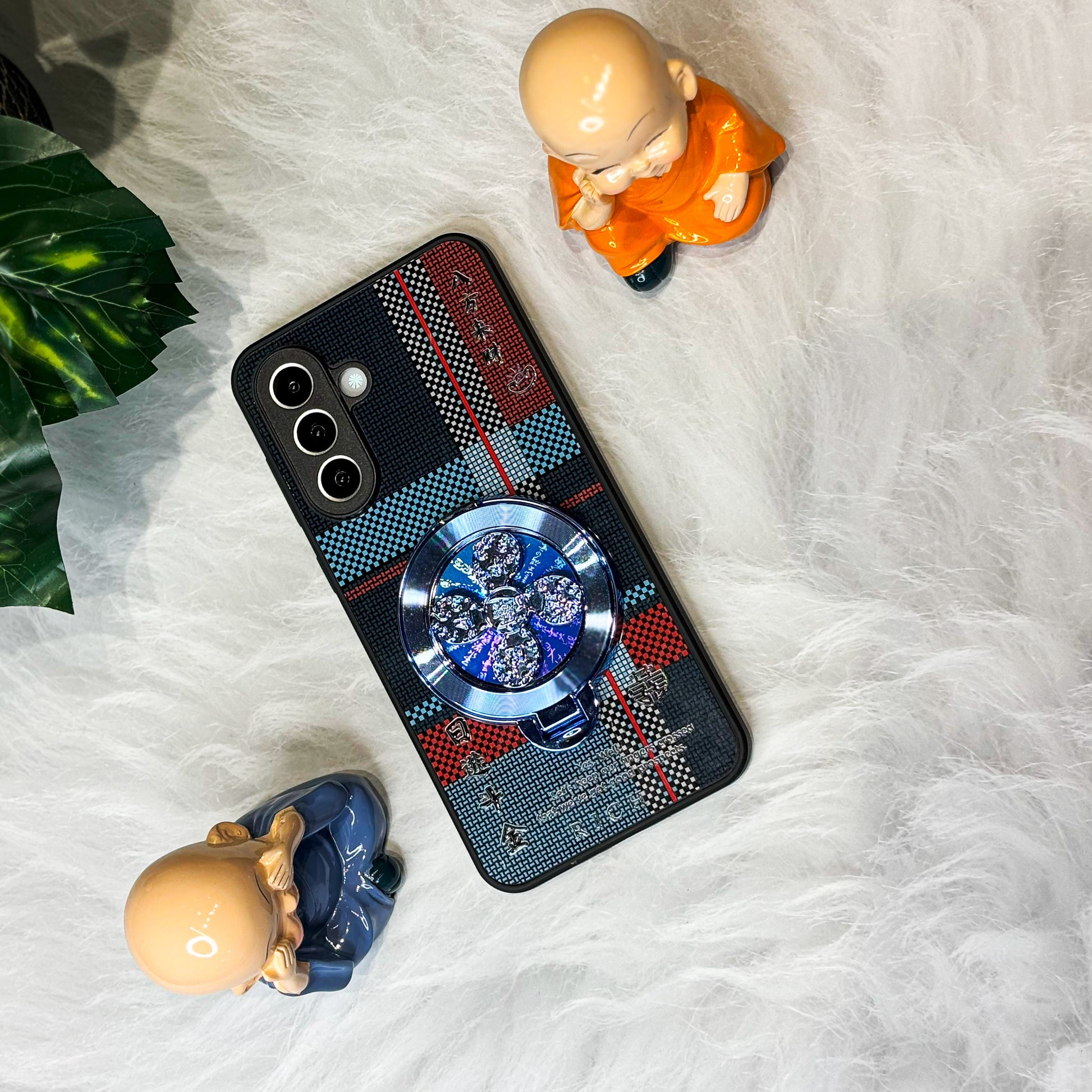 Samsung Galaxy A56 5G Rich Manifestation Wheel Grid Pattern Back Case