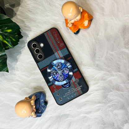 Samsung Galaxy A56 5G Rich Manifestation Wheel Grid Pattern Back Case