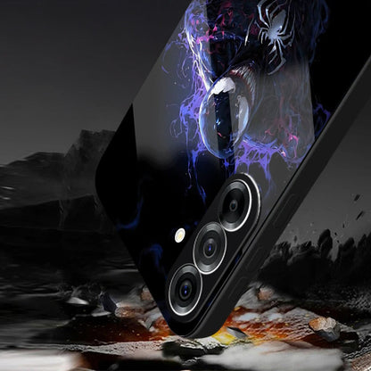 Samsung Galaxy A36 5G Premium Acrylic Shockproof Glass Back Case (Neon Predator)