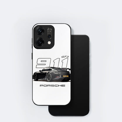Oppo Reno 14 5G Premium Acrylic Shockproof Glass Back Case (Porsche Case)