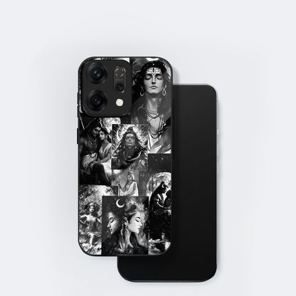 Oppo Reno 14 5G Premium Acrylic Shockproof Glass Back Case (Shiv Vibe)
