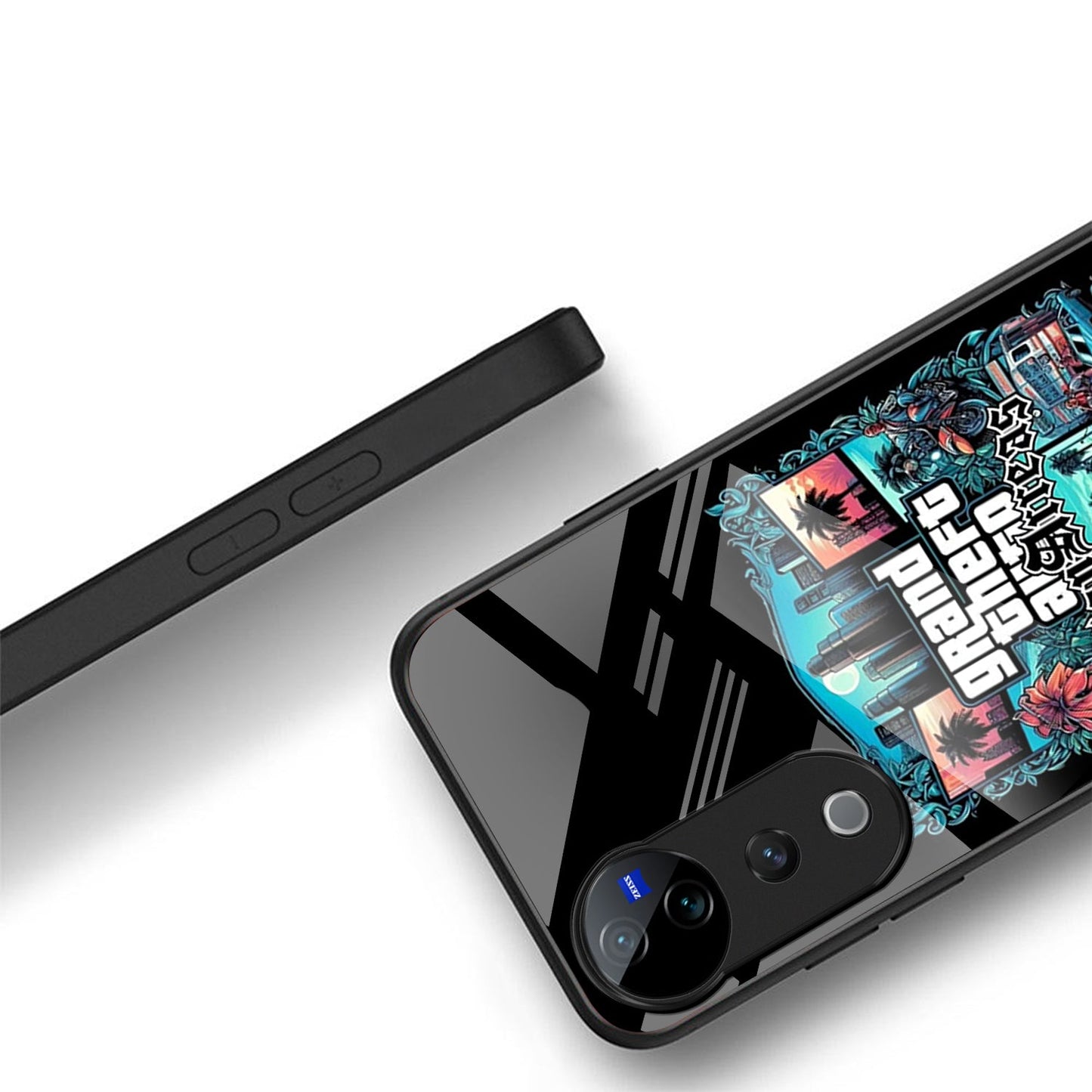 Vivo V40 Pro 5G Premium Acrylic Shockproof Glass Back Case (GTA)