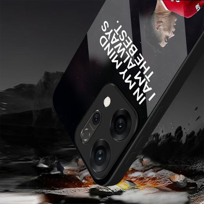 Oppo Reno 14 5G Premium Acrylic Shockproof Glass Back Case (Ronaldo)