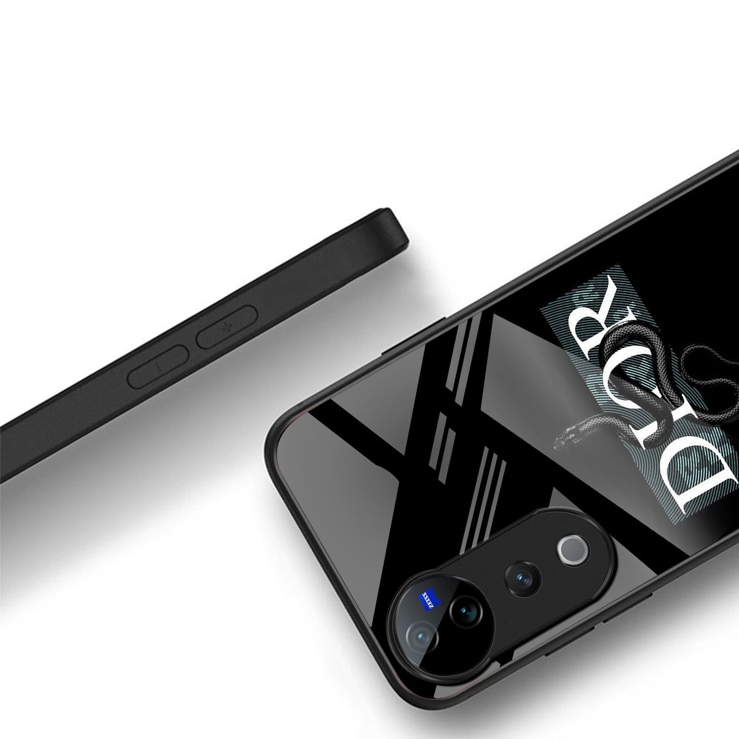 Vivo V40 Pro 5G Premium Acrylic Shockproof Glass Back Case (Dior-Inspired)