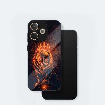 Oppo A5 Pro 5G Premium Acrylic Shockproof Glass Back Case (King of Cosmos)