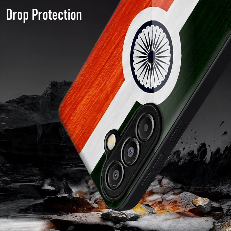 Samsung Galaxy A36 5G Premium Acrylic Shockproof Glass Back Case (India Pride)