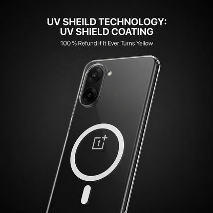 OnePlus Nord CE5 5G Clear Anti-Yellow MagSafe Protective Case