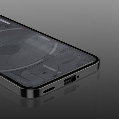 Nothing Phone 2 5G Aluminium Metal Bumper Shield Transparent Back Case